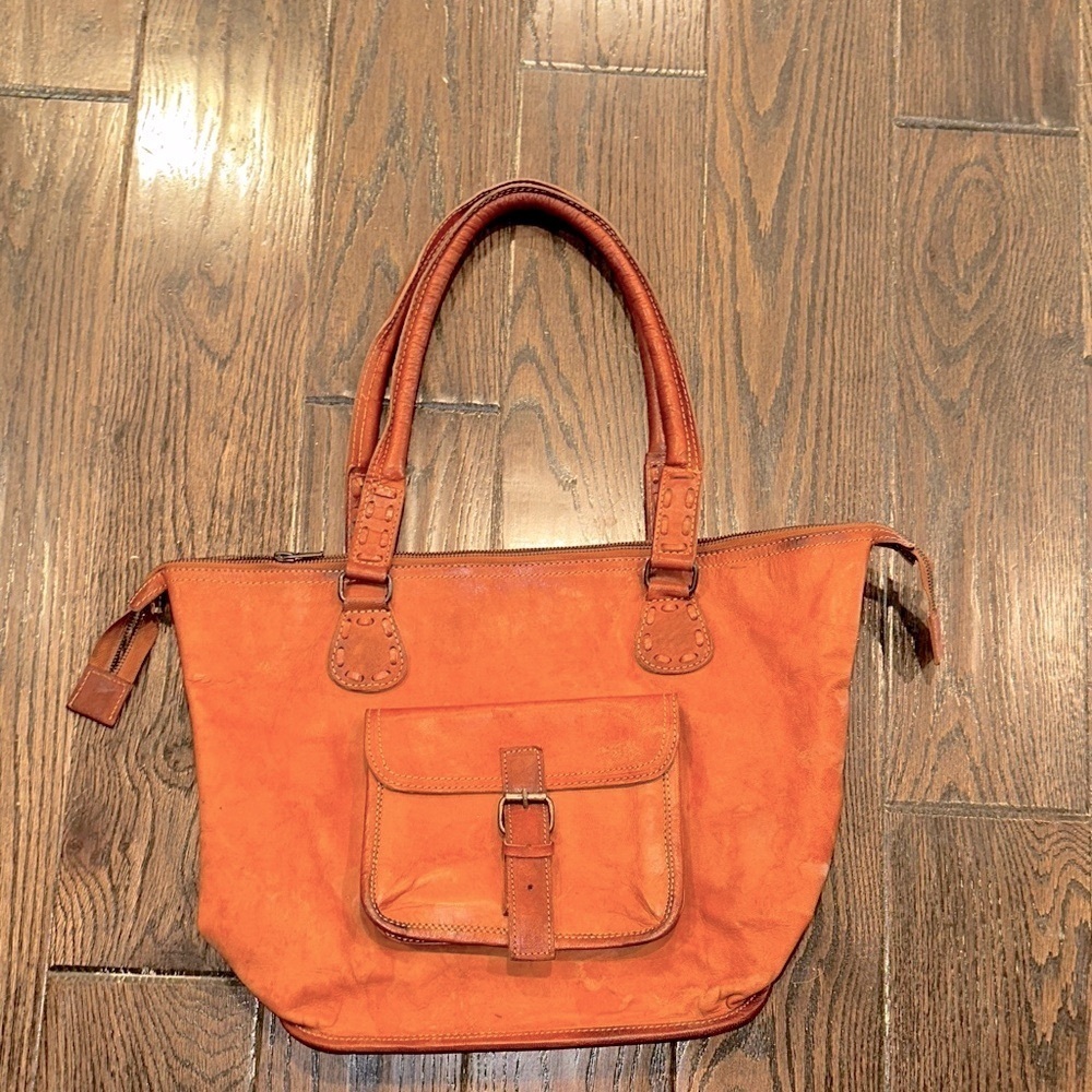 Vintage leather bag - Picture 5 of 8